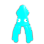⏳[LIMITED] Glowing/Emissive Cyan Squid
