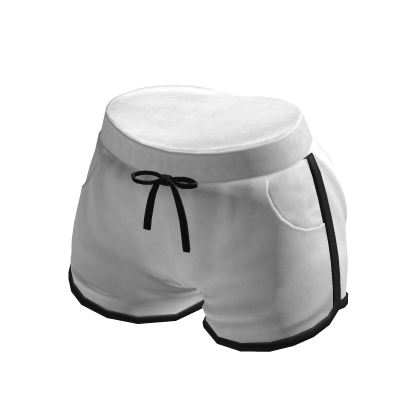 White Athletic Gym Shorts thumbnail