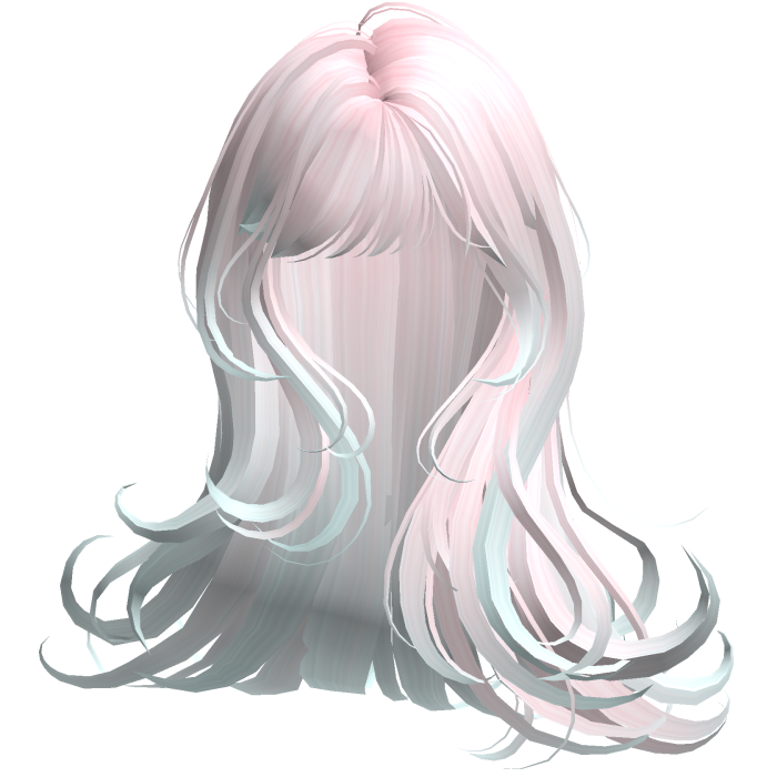 Silky Long Angelic Swirly Hair (Cotton Candy)