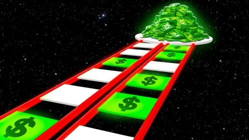 $100.000 Every Win Impossible Glass Bridge Obby