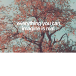 Everything you can imagine is real.