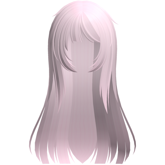 🤍 adorable tsundere long hair in candy pink