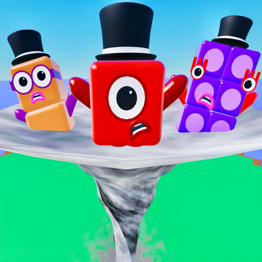 [NEW MAPS} Numberblock Natural Disaster official Roblox game thumbnail