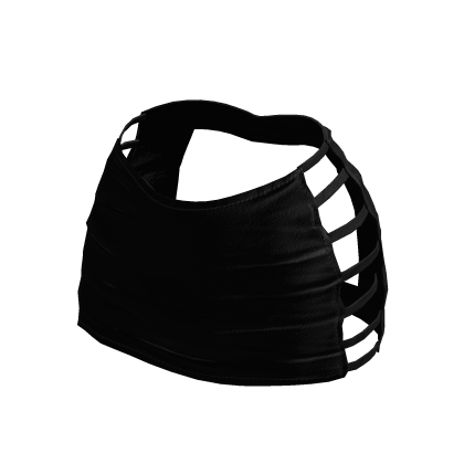 BB Black Y2K Afterparty Strapped Miniskirt