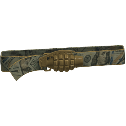 Y2k Grunge Grenade Belt Money 1.0