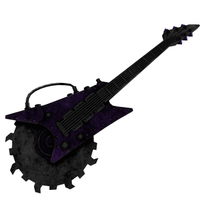 Electric Saw Steampunk Guitar (Purple)
