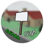 Editable Sign
