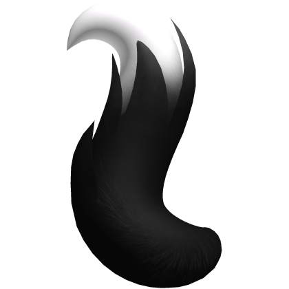 Big Long Fluffy Furry Cat Tail | Black & White
