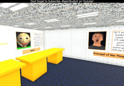 Baldi Basic But In Roblox!