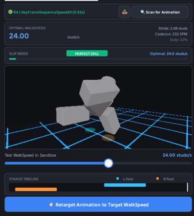 RootStride | Animation Speed Matcher preview 1