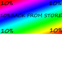 10% R$ Back From Catalog