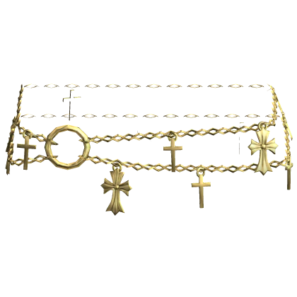 Cross Gold Waist Chain 3.0 | Roblox Item - Rolimon's