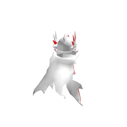 Warrior Helmet and white cape