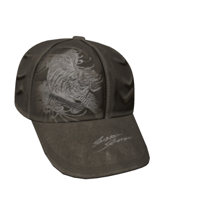 Brown Tiger Print Cap Roblox item