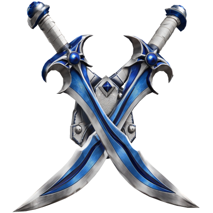 Blue & Silver Sunforge Sword Pack