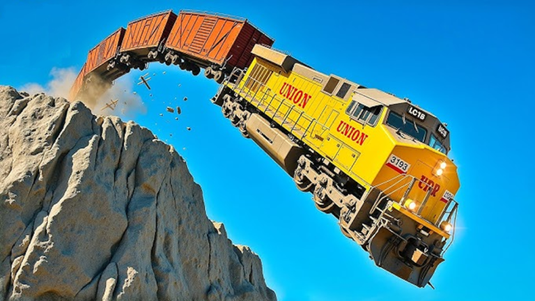 Train VS Cliff! ⚠️ screenshot 2