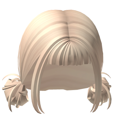 Platinum Preppy Kawaii Anime Girl Hair Roblox item