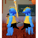 The signs of blue boy