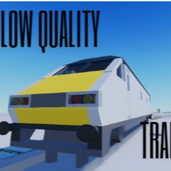 Very Low quality Train Sim game