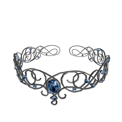 Silver Crown - Sapphire Roblox item