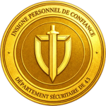 Insigne du Personnel De Confiance Site 43