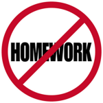 #NoHomework