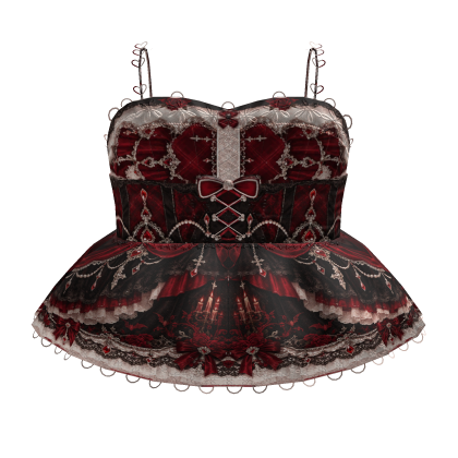 3.0 Halloween Vampire Gothic Lolita Corset Dress