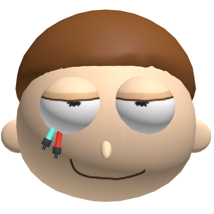 Morty Kid Head Wires Roblox item