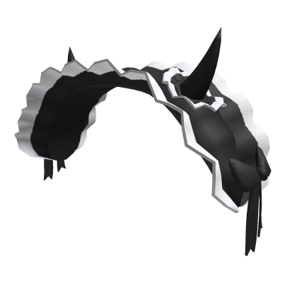 cute black evil horn headress ୨୧