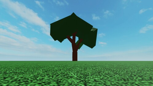 Cut a big tree