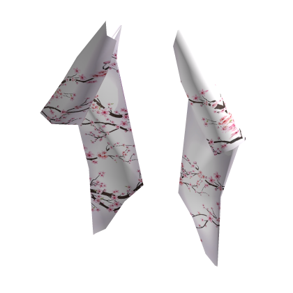 🌸 Sakura Patterned Kimono Furisode Sleeves
