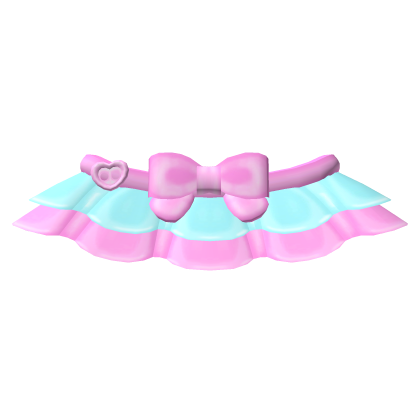 ♡  pink blue layered tweencore tutu skirt 🩵 Roblox item