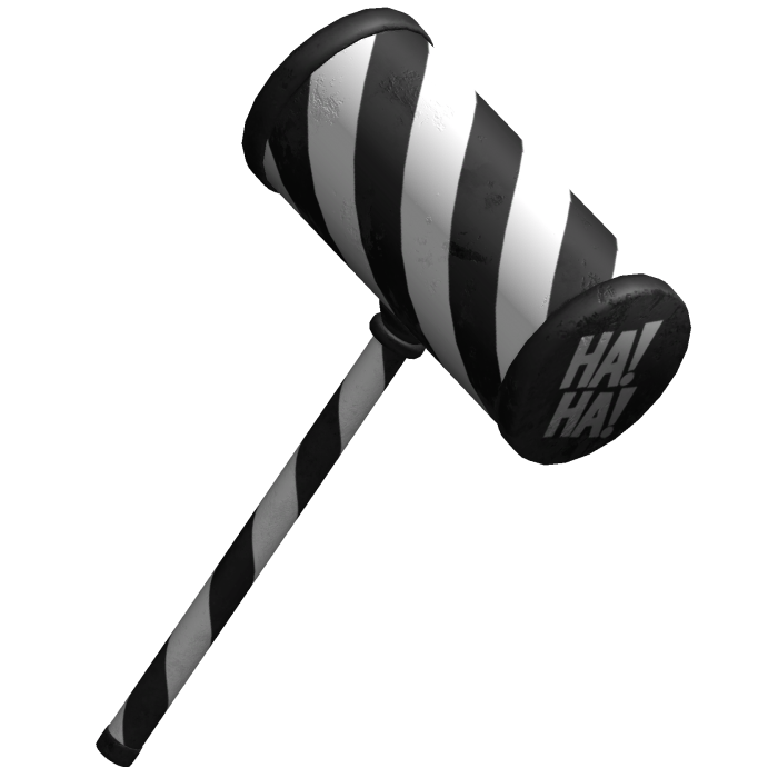 ☠️ vkei emo horror striped toy hammer ☠️