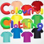 Colourful clothing+