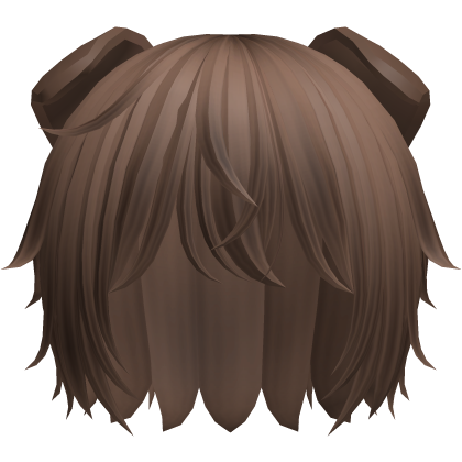 cute messy emo puppy boy hair in brown