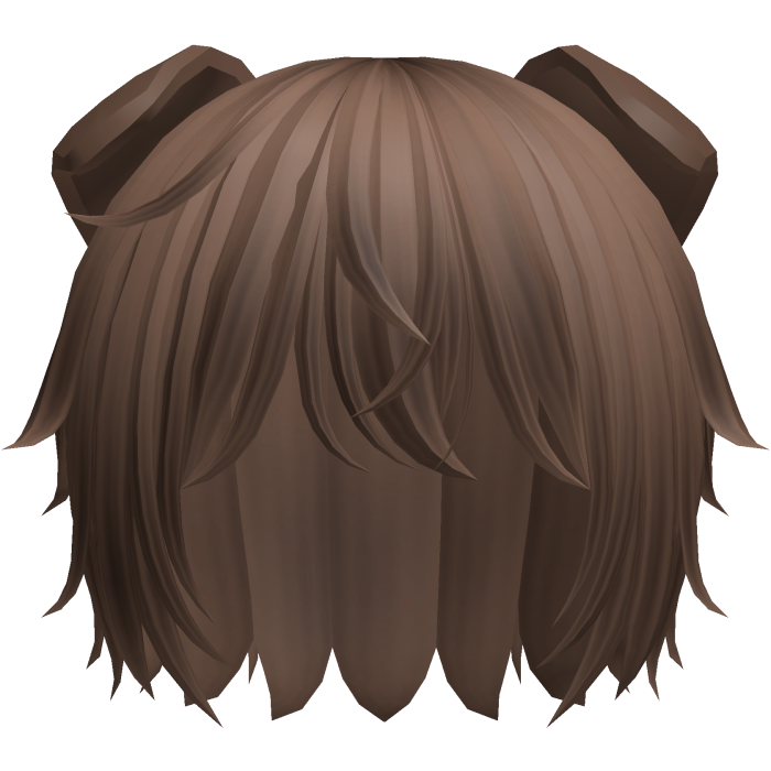 cute messy emo puppy boy hair in brown