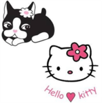 Hello Kitty and Rebecca BonBon Fans