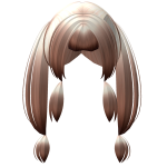 ♡ (FREE) : Long Cute Anime Pigtails in Siamese
