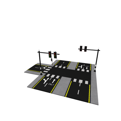 Medium road/Small road T intersection