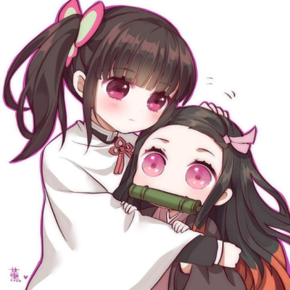 Nezuko and Kanao cute Roblox decal