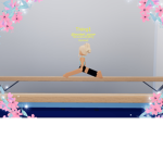 …Floral…gymnastics…