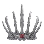 Pure White Bone Diadem
