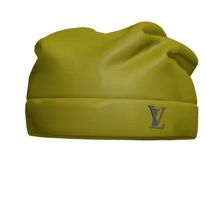 Yellow LV Skull Cap