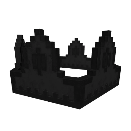 ADD ON Deep Dark 8 Bit Crown Roblox NoFilter