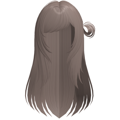 cute wispy shoujo girl bun (dust brown) Roblox item