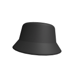 Onyx Leather Bucket Hat