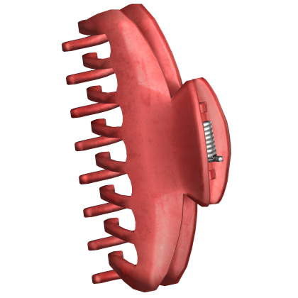 Red Simple Claw Hair Clip Roblox item