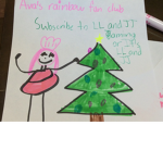 Ava’s rainbow fan club