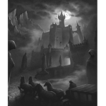 The dark temple of the demon king guards