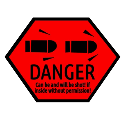 Danger Sign (bullets)